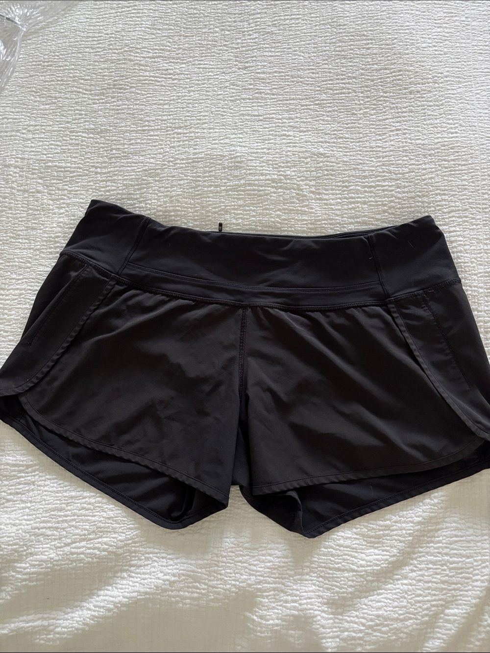 Lululemon Athletica Black original Speed Shorts Mesh Vent Vintage size 10